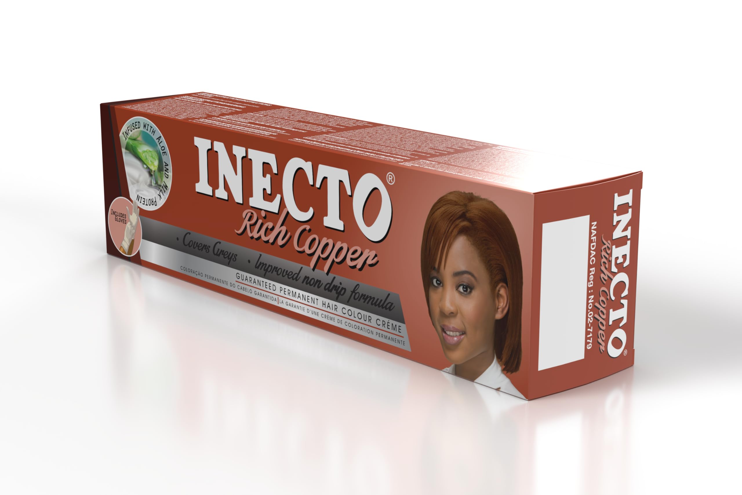 Inecto Permanent Hair Colour Cream 50 ml, Rich Copper : Amazon.co