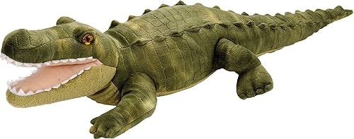 Wild Republic Green Alligator Plush Peluche Peluche Regalos para niños Cuddlekins 23