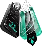 ESR 3 Pack 9H+ Glass for iPhone 16 Pro Max Screen Protector,[Military-Grade Shatterproof], with AR Anti-Reflective Technology, Armorite Ultra-Tough Tempered Glass with Ultra Fit Tray