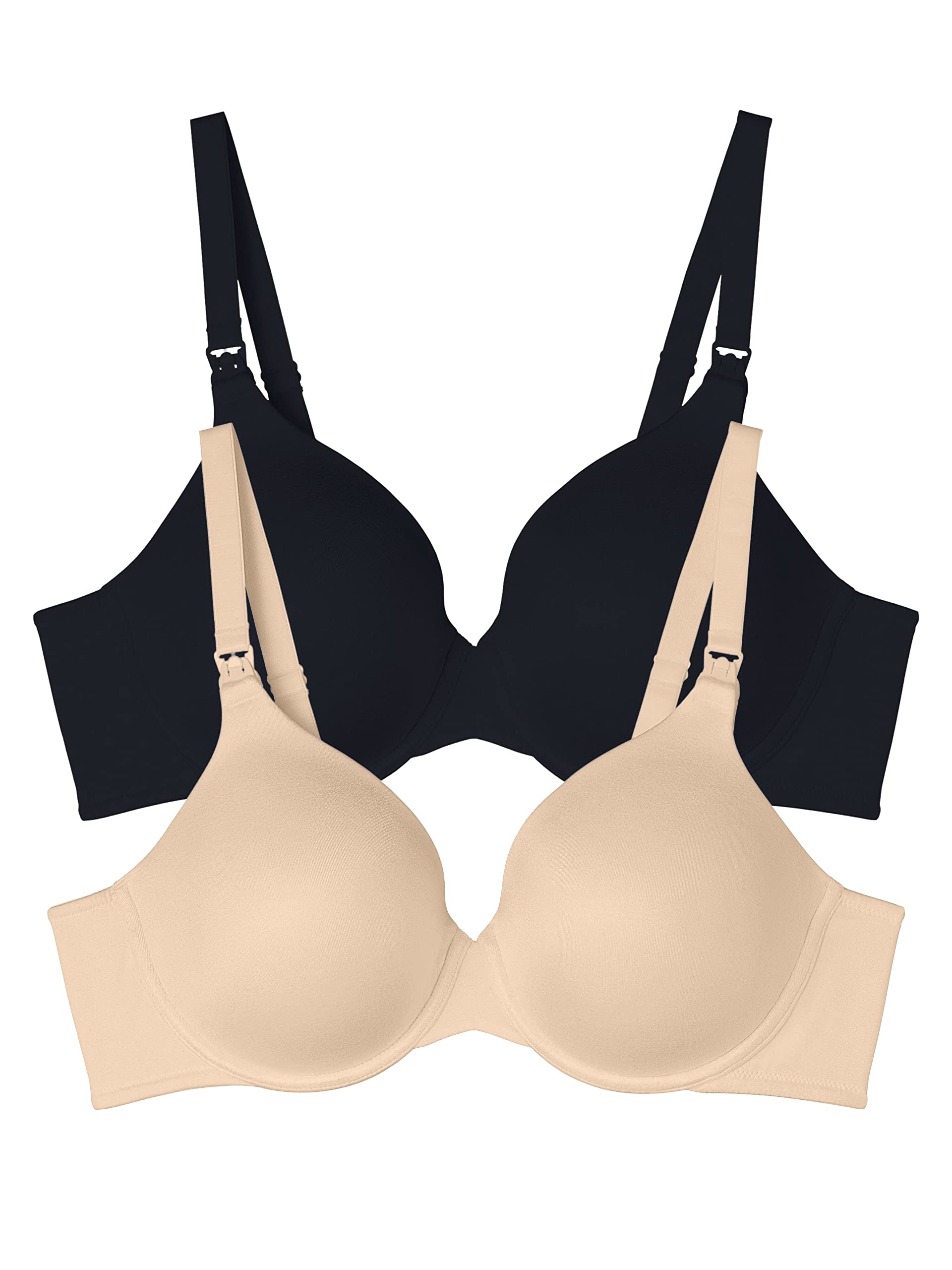 Vanity Fair Women’s Maternity Nursing Bras for Breastfeeding: Front Clip Underwire Bra Stretch Cups, Available in Multipacks
