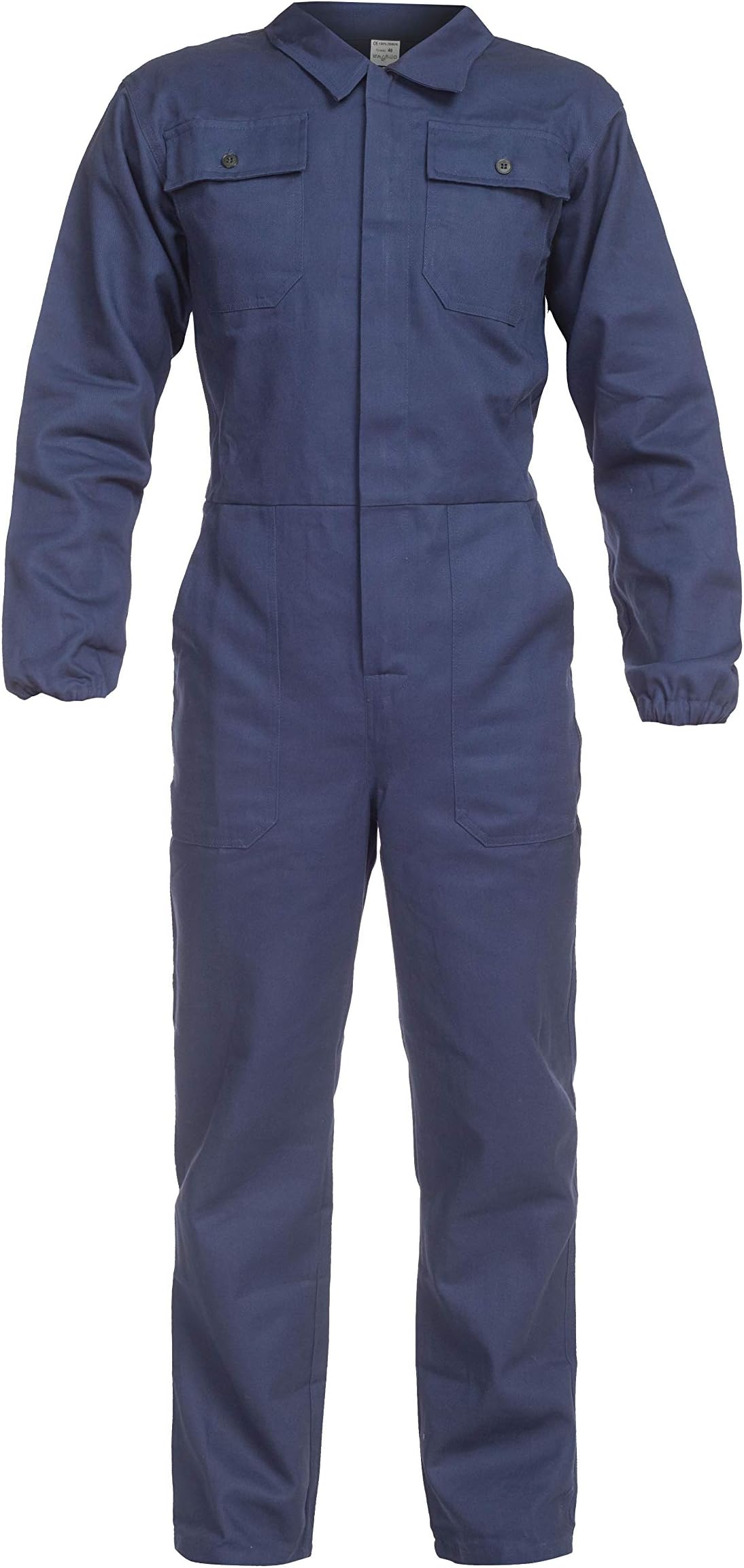 DINOZAVR Anax Men's Work Overalls with Multiple Pockets - Cotton - Marine Blue
