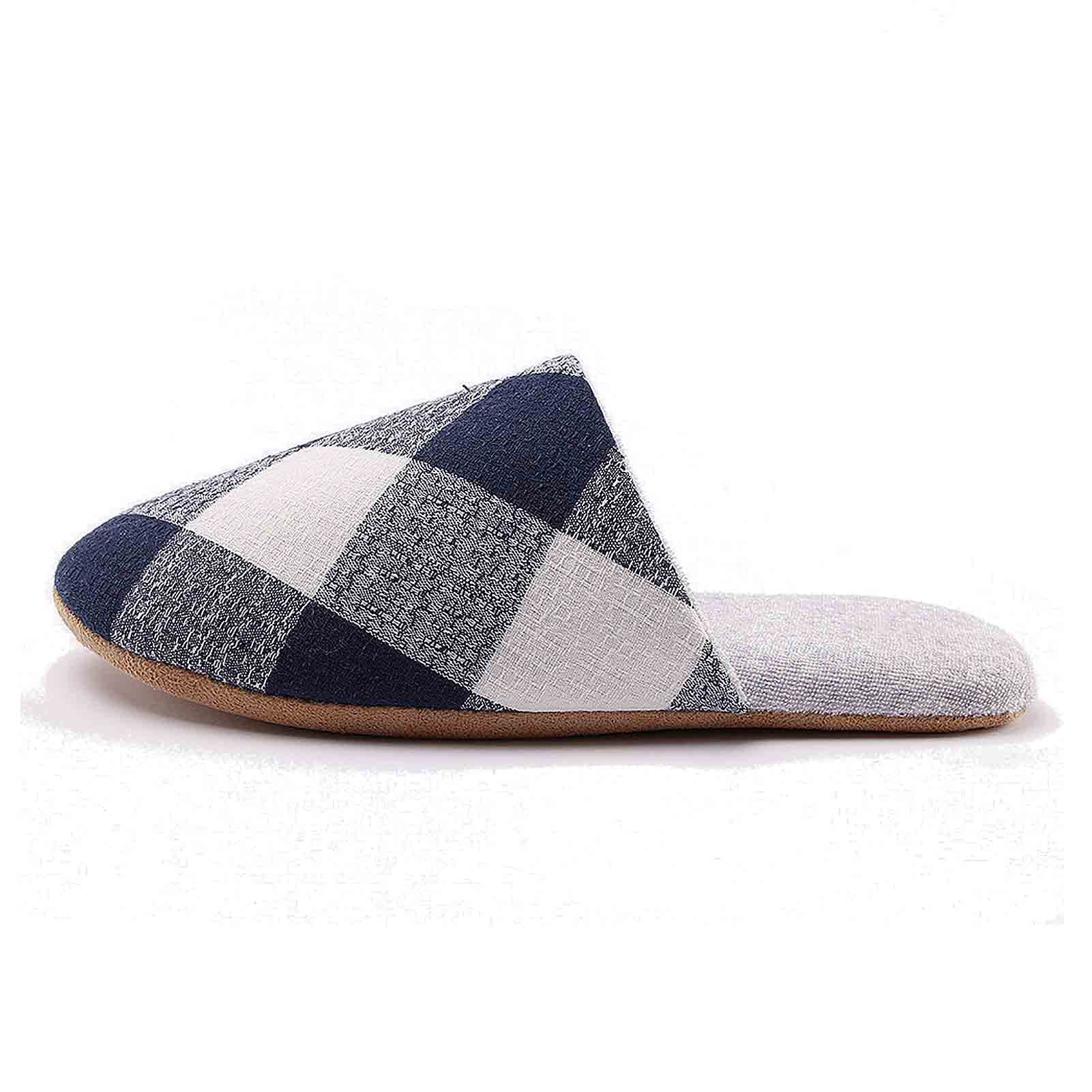 Chaussons en mousse à mémoire de forme femme pantoufles hiver chaudes