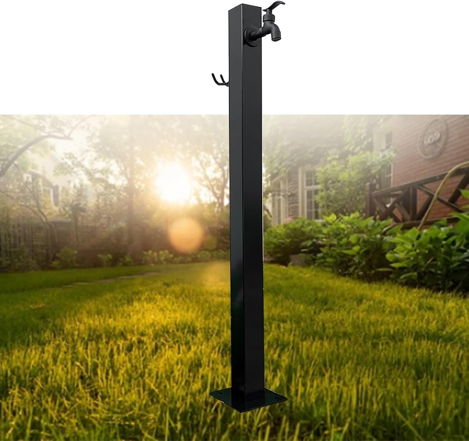 Epano One Color Lxxw Outdoor Faucet Water Column Outdoor Faucet Water Column，Floor Freestanding Garden Watering Fountain，Hydrant Landscape Decor Hose Stand