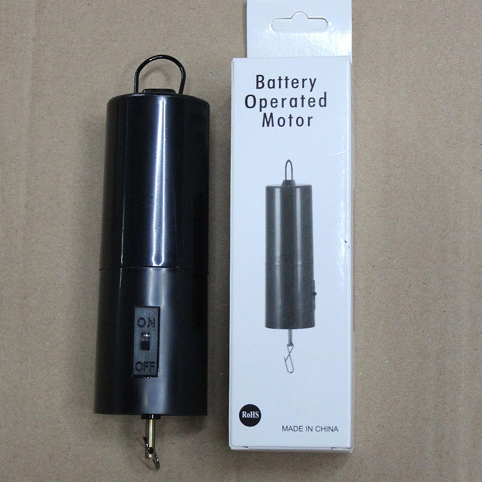 Lot De 2 Moteurs Rotatifs à Piles Pour Carillon Éolien - Noir Orton