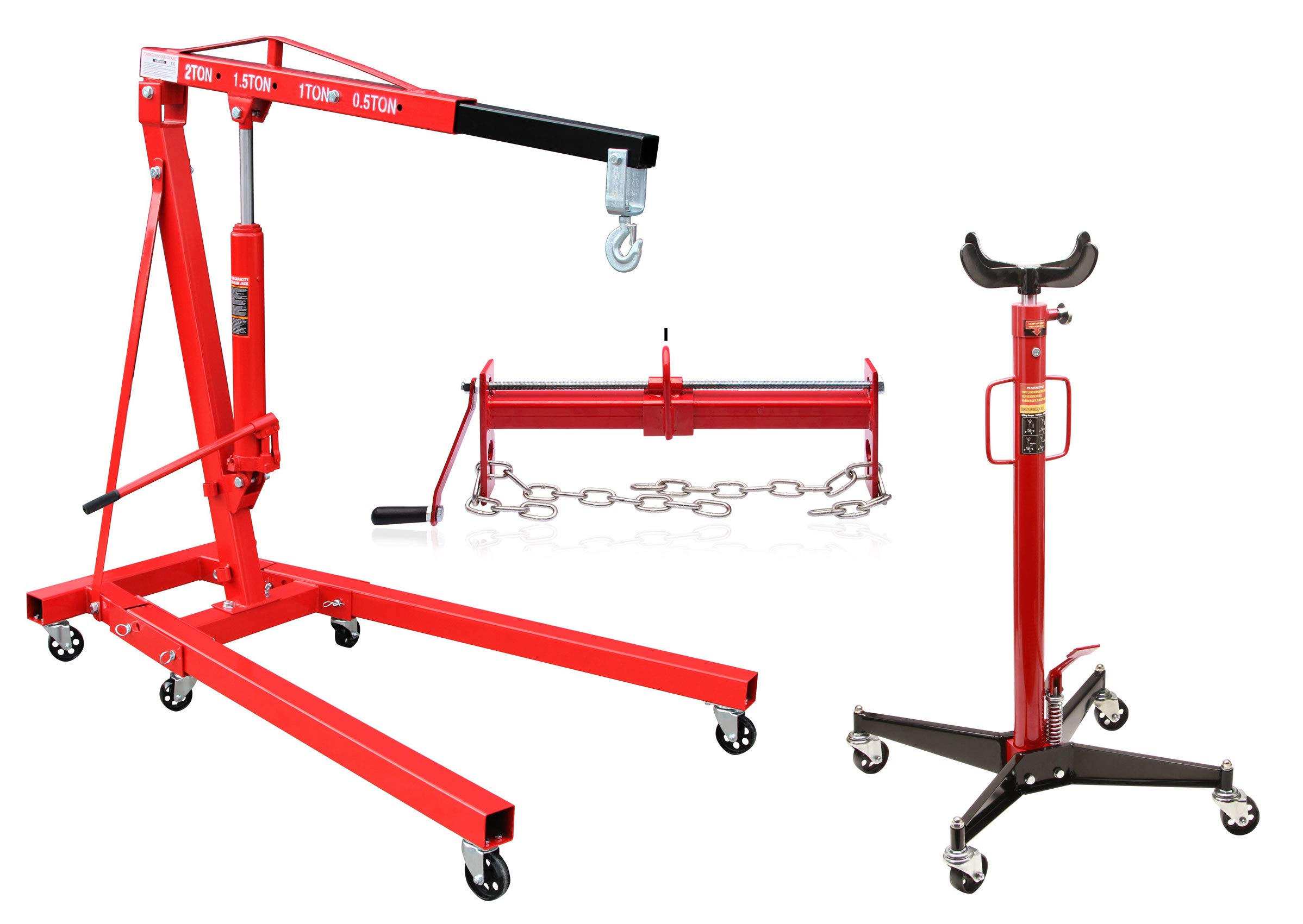 Getriebeheber 500 KG + Balancierer 450 KG + Motorkran 2000 kg