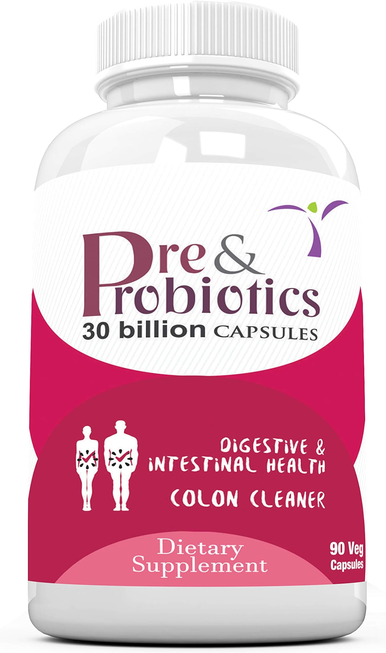 PRE PROBIOTICS - 30 billion - 90 VEG CAPSULES