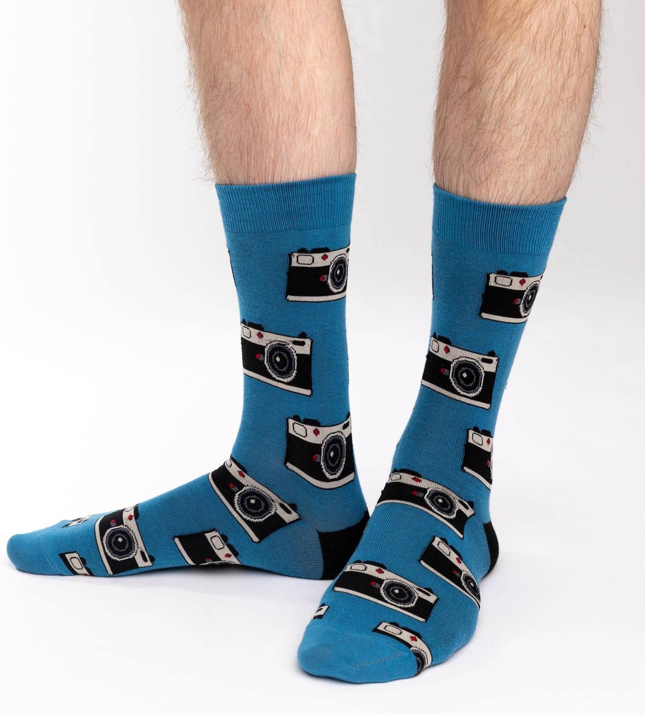 Good Luck Sock Men's Cameras Socks, Adult, Shoe Size 7-12 - Image 2
