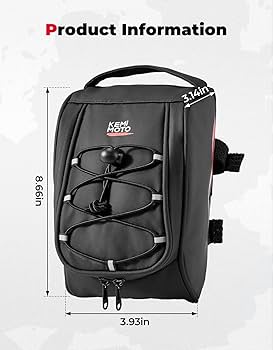 【美品】Frame work BETTER THAN GOOD 　bag Amazon.com: KEMIMOTO Motorcycle Front Frame Bag Waterproof