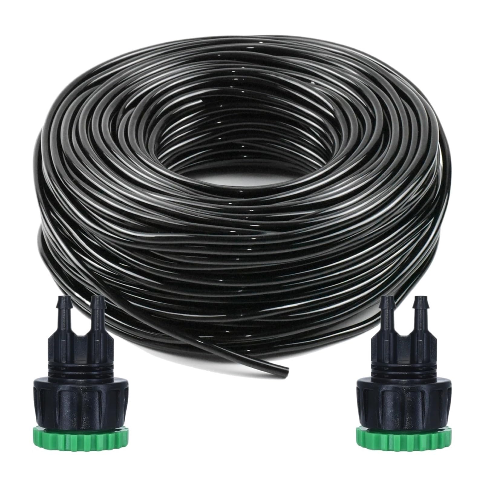 Manguera de riego SPRYCLE de 5 m-50 m (1/4 de pulgada) for jardín, de PVC de 4/7 mm, for microgoteo, for balcón, aspersor, césped e invernadero.(SPL11-KIT09-50M)