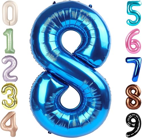 Vista 120 de Globos del números 0 de 40 pulgadas para formar los números 10, 20, 30, 40, 50, 60, 70, 80, 90, 100, para decoración de cumpleaños, bodas, eventos