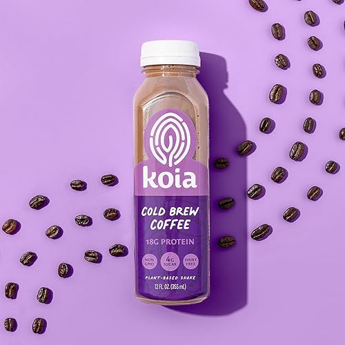 Vista 19 de Koia Proteína - Batido de proteínas vegetales listo para beber (12 onzas) - Vainilla - Sin lácteos, sin gluten, sin soja, sin OMG, Kosher, vegano