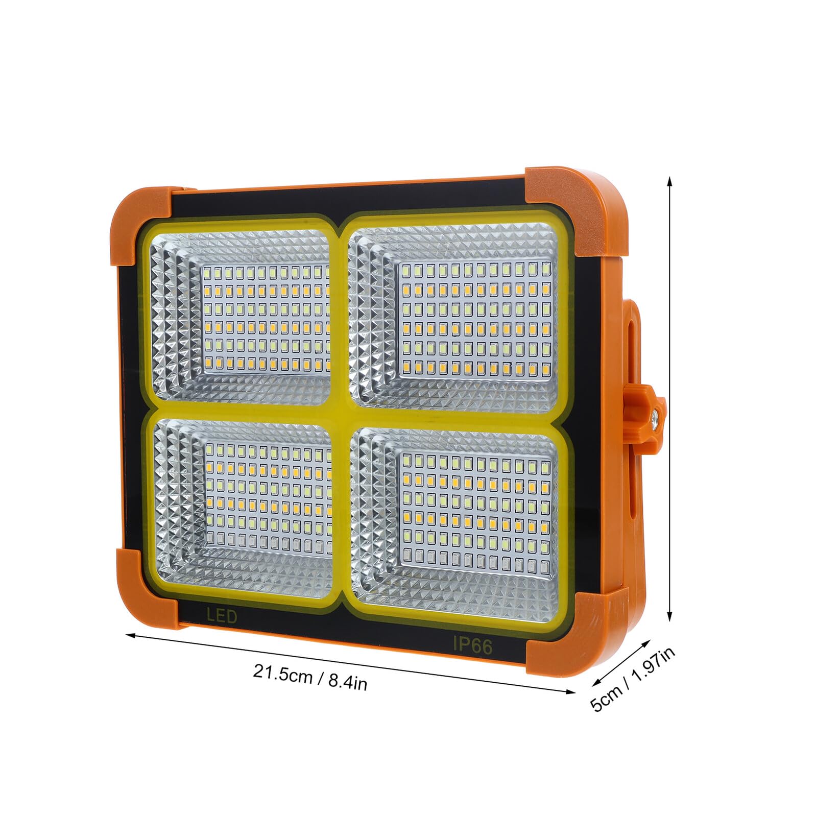 Solar Notlampe, Wiederaufladbare LED Lampe mit Magnet, 1 Satz