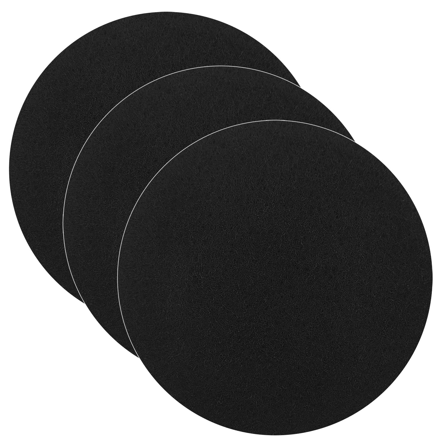 3 Pack Charcoal Filters for Compost Bucket, 6.7inch Compost Filter for Countertop Bin, Compost Pail Replacement Activated Carbon Charcoal Filters,