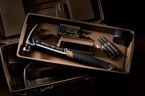 Miniatura 8 de Spec Ops Tools Framing Hammer, 22 oz, Rip Claw, cara lisa, agarre absorbente de golpes, 3% donado a veteranos