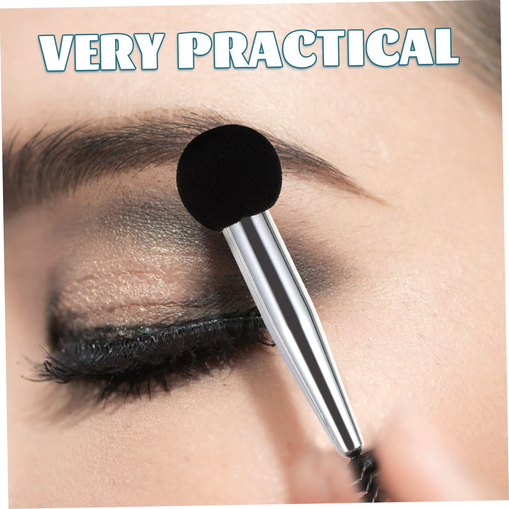 minkissy 5 Set Di Strumenti Per Il Trucco Spugne Per Il Trucco E Pennello Per Timbro A Doppia Faccia Per Fondotinta Sopracciglia Ciglia Set Da 6 Pezzi*5