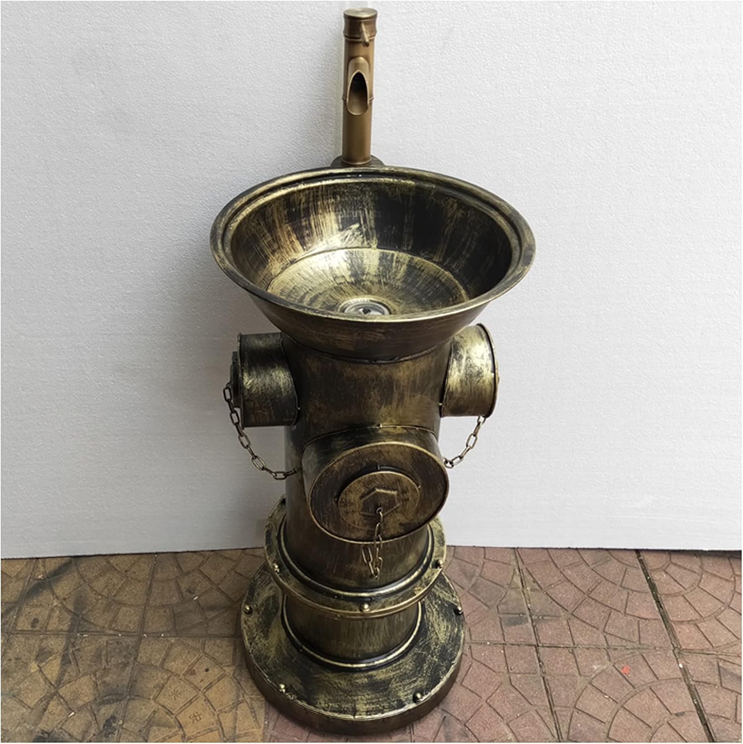 Free Standing Vanity Basin Bathroom Unit & Sink Floorstanding Gloss Full Pedestal Cabinet Under Unit, 15.7 x 33.4in,Silver,Without Mirror (Black Without Mirror)