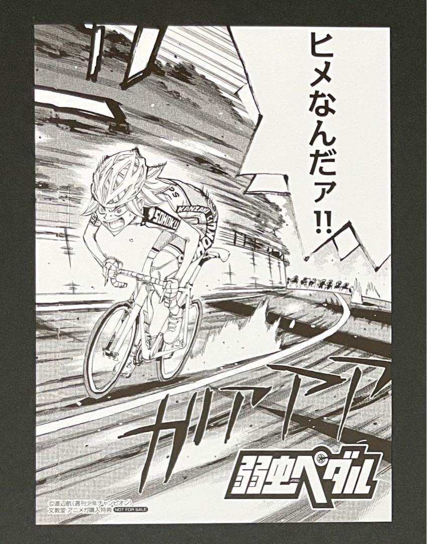 弱虫ペダル 50巻購入特典両面イラストペーパー 弱虫ペダル SCHOOL LIFE2~コミックス50巻発売記念特別号~ (AKITA