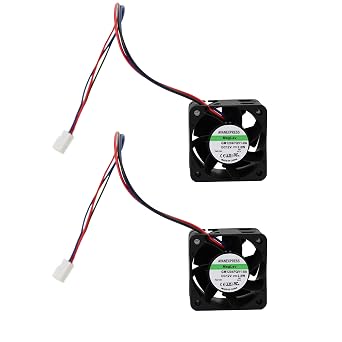 TwinkleBay 40x28mm Cooling Fan, Replacement for 4028 Maglev Cooling Fan, 40x40x28mm with 3 Pins 3 Wires Connector DC 12V 2 Pack
