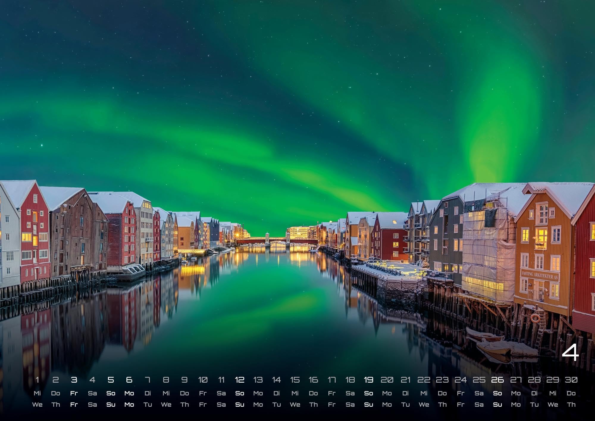 Polarlichter - grandiose Naturschauspiele - 2026 - Kalender DIN A2: Der Wandkalender mit den schönsten Motiven der Polarlichter im hohen Norden für ... extragroßen Format DIN A2 (ca. 60 x 42 cm)!