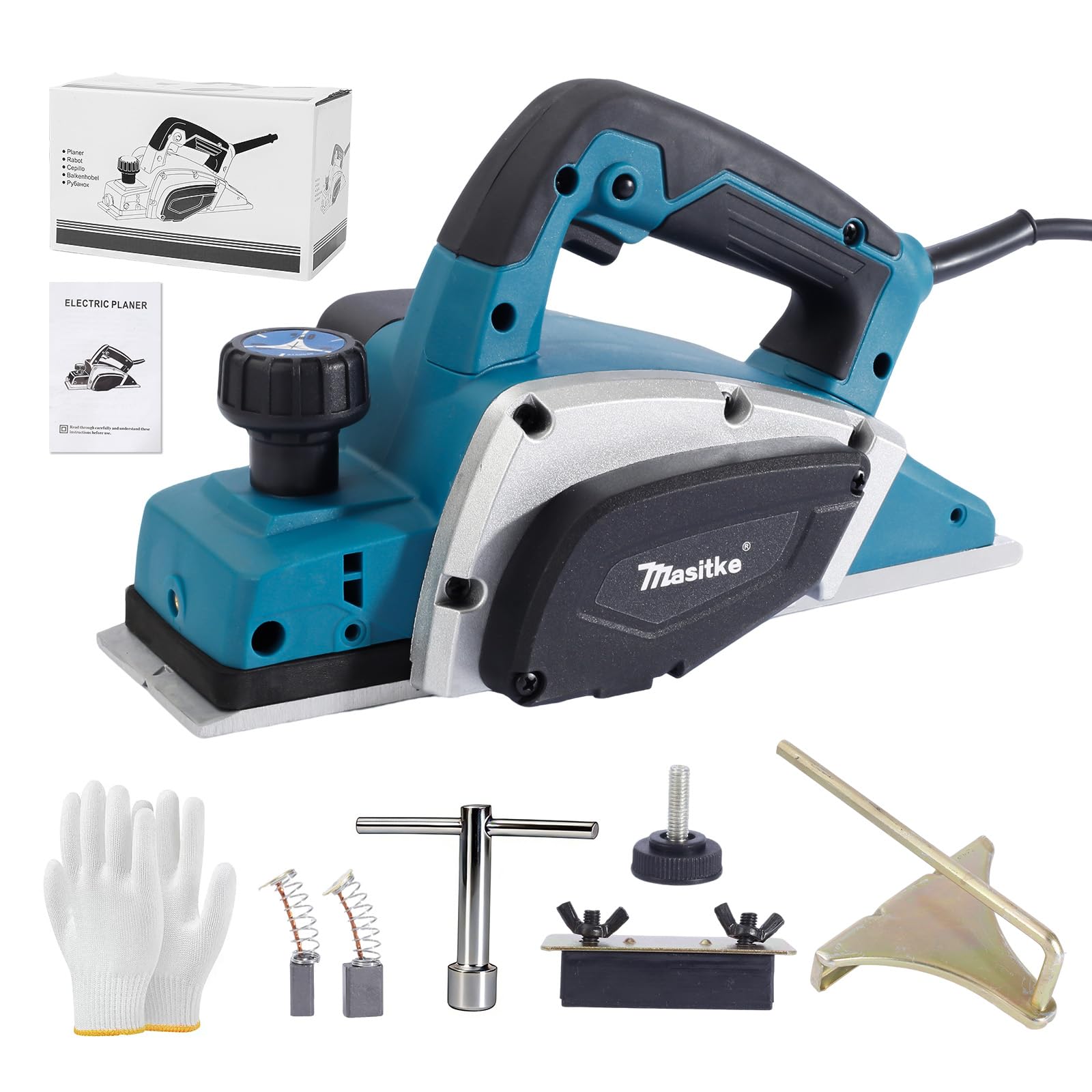 Masitke Electric Hand Planer - 16000RPM -1 Masitke Electric Hand Planer - 16000RPM -1