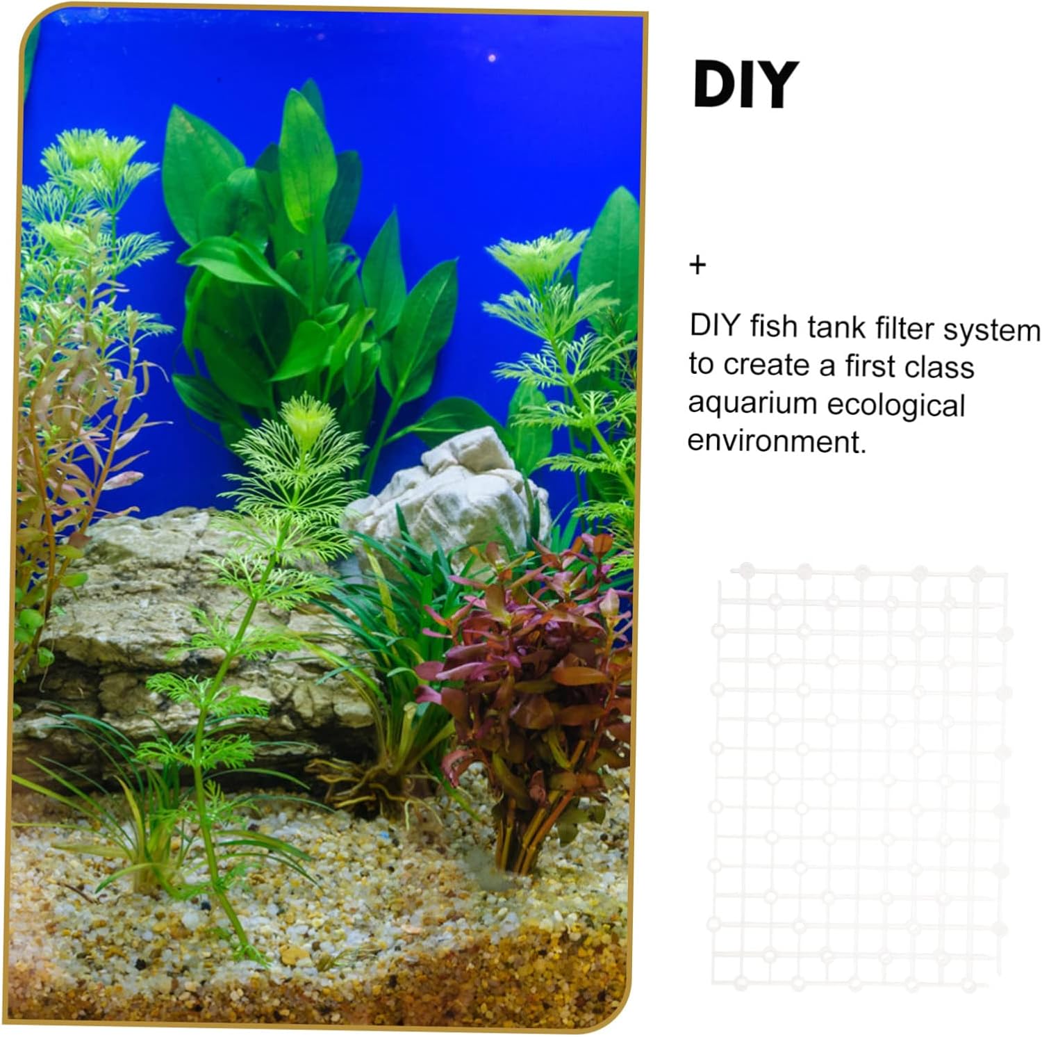 BESPORTBLE 2pcs Professional Tank Dividers for Aquarium Bottom Gravel Easy Installation Isolation Board for Fish Tank Setup