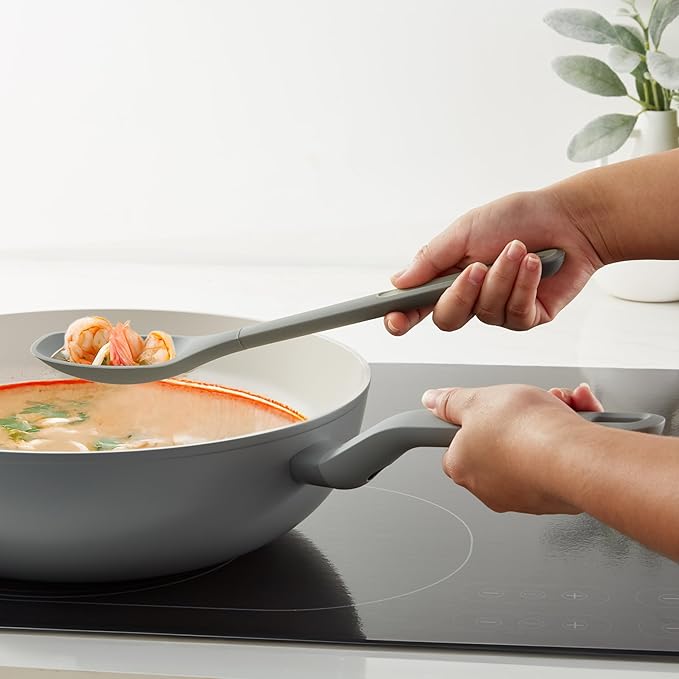 Wok Berghoff Leo Balance 12.75" con Tapa, Moonmist miniatura 7