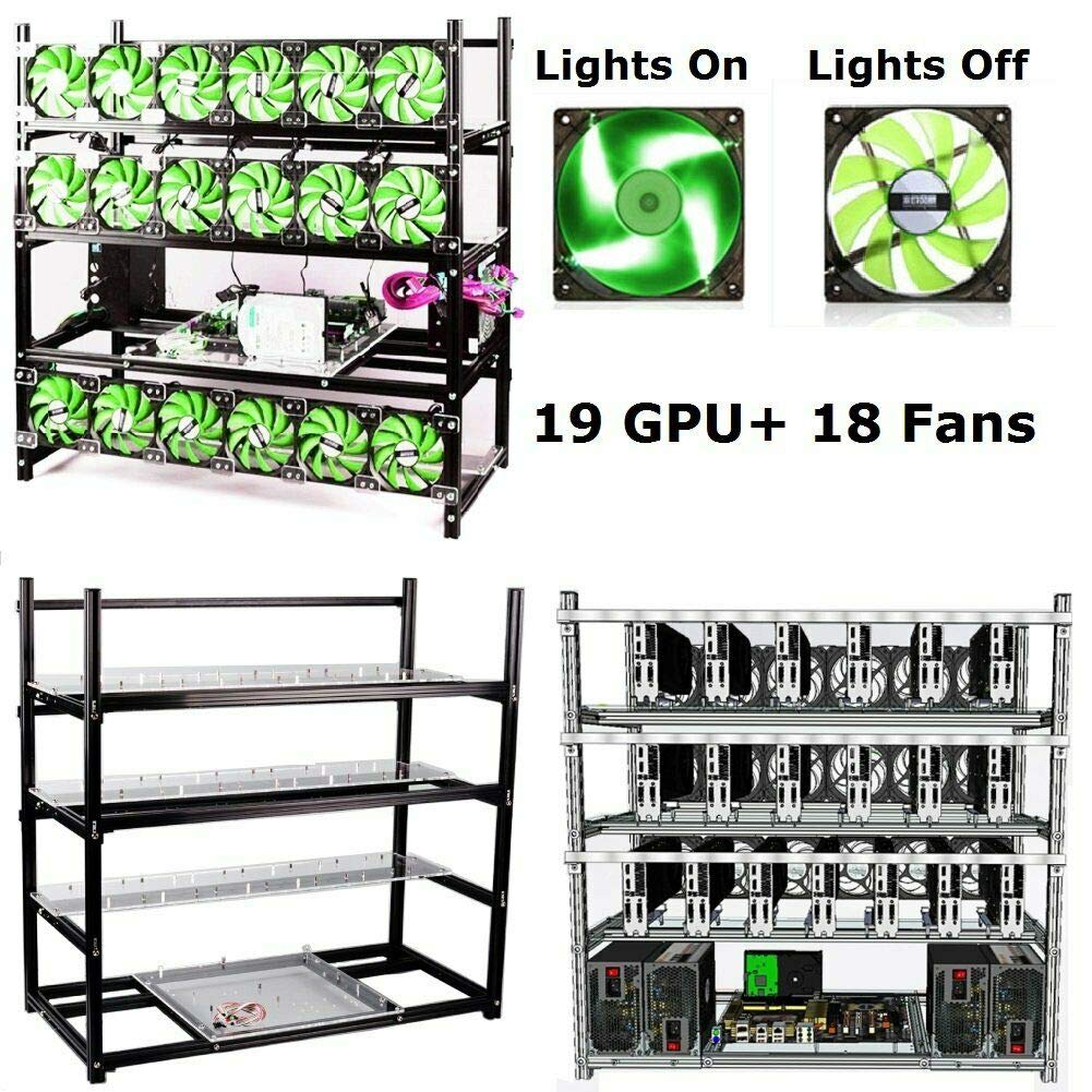 19gpu Open Air Mining Rig Case Frame Bitcoin Ethereum Btc | Desertcart  Seychelles