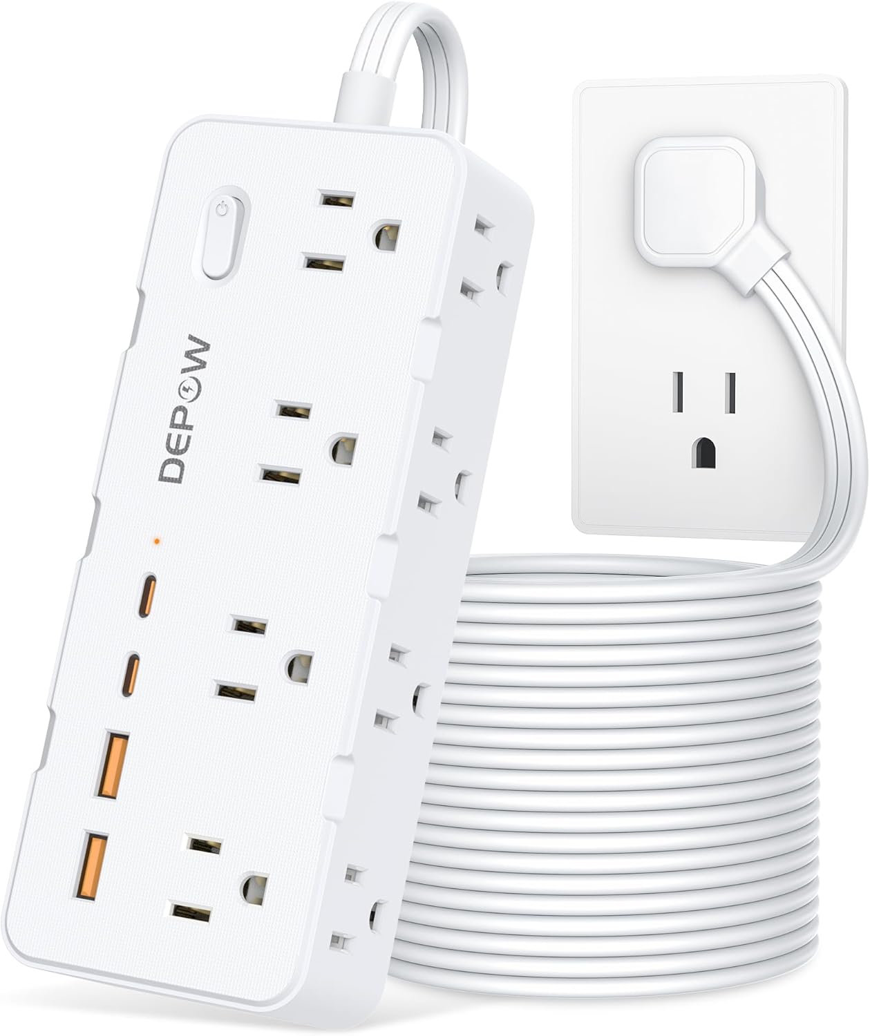 DEPOW Power Strips with Surge Protection,...