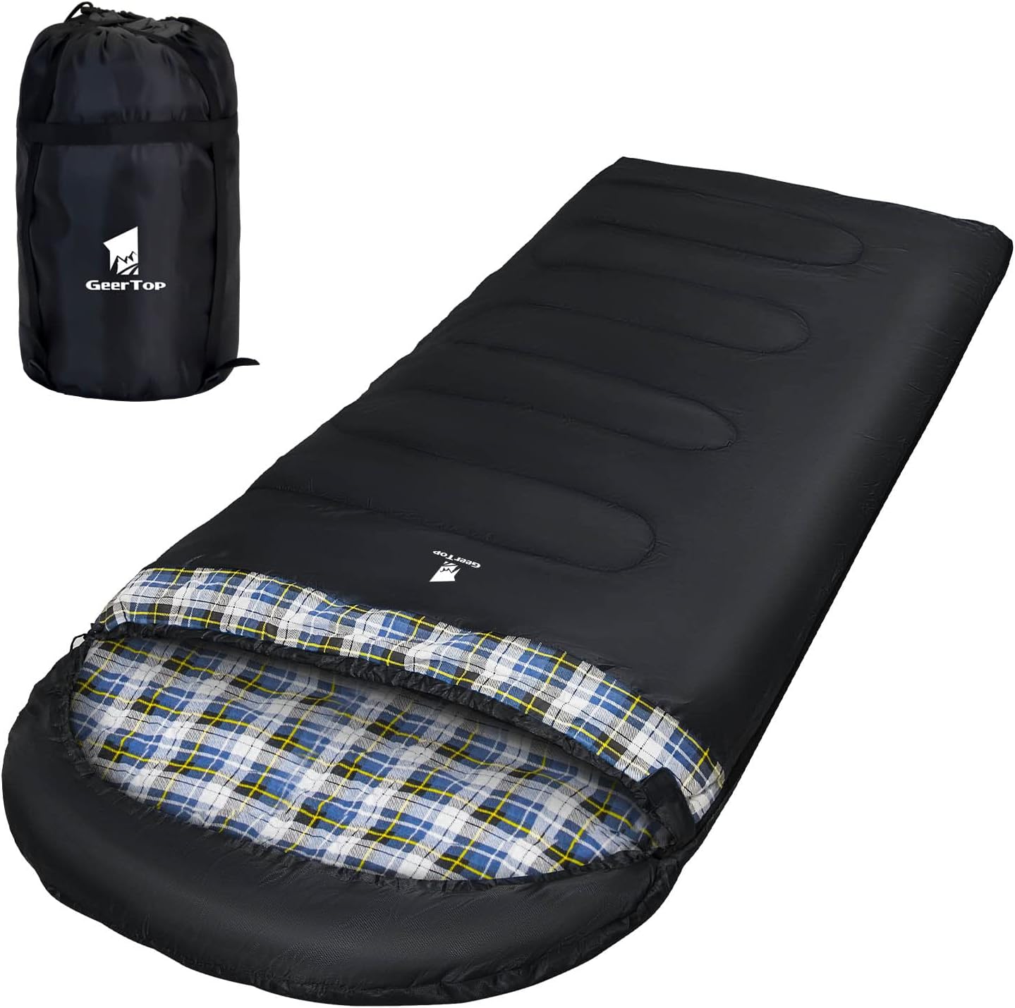 GEERTOPLarge Camping Sleeping Bag for Adults