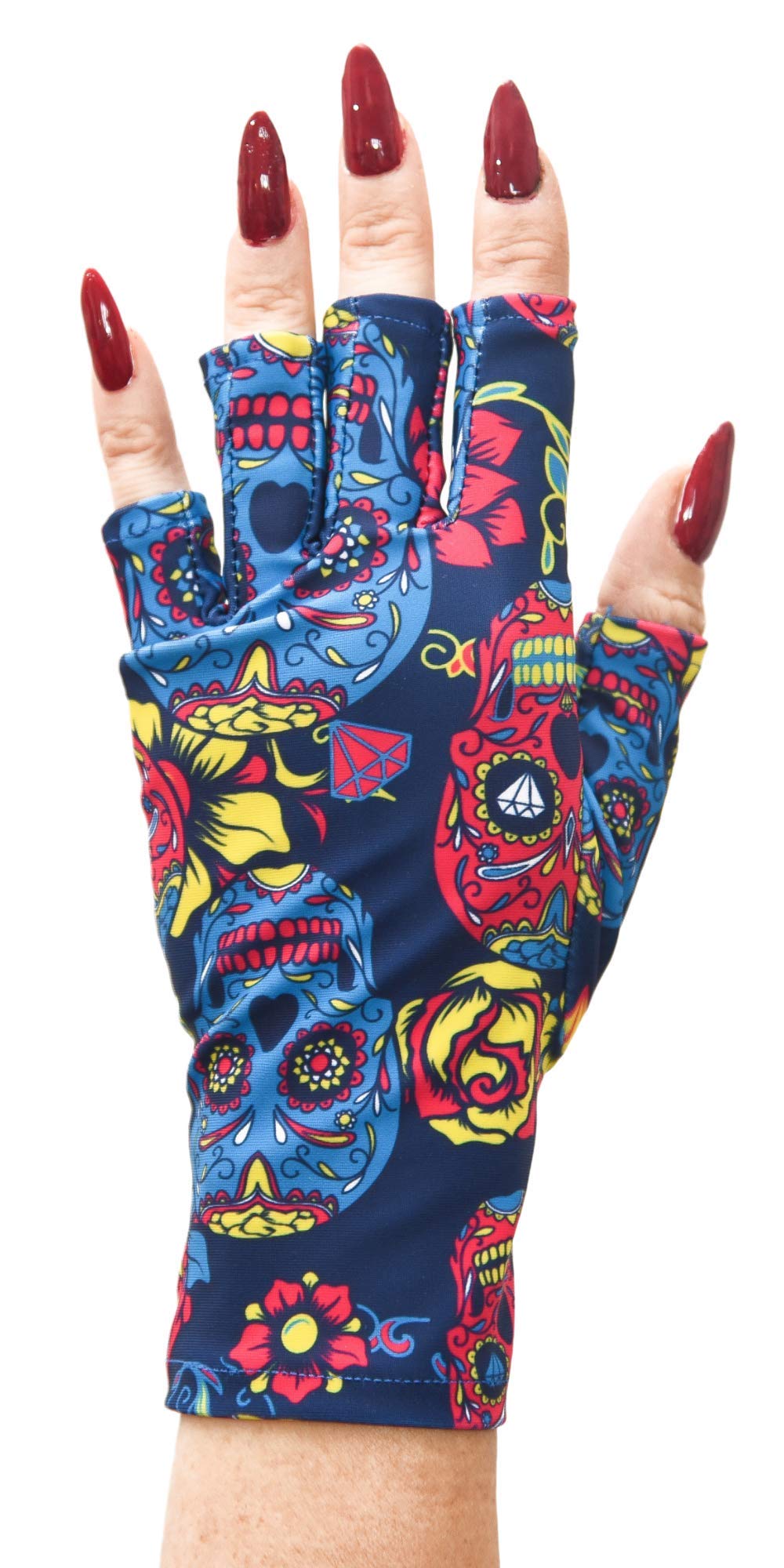 ManiGlovz Gel Nail Manicure Anti-UV and Sunblock Protection Shield Gloves (Assorted Art Prints)