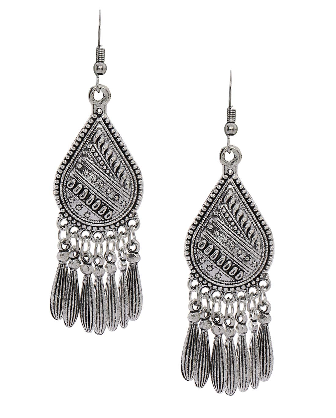 Shining Diva Fashion Oxidised Silver Earrings For Women & Girls (9310er) (B07H7MSYWG) Amazon Price History, Amazon Price Tracker