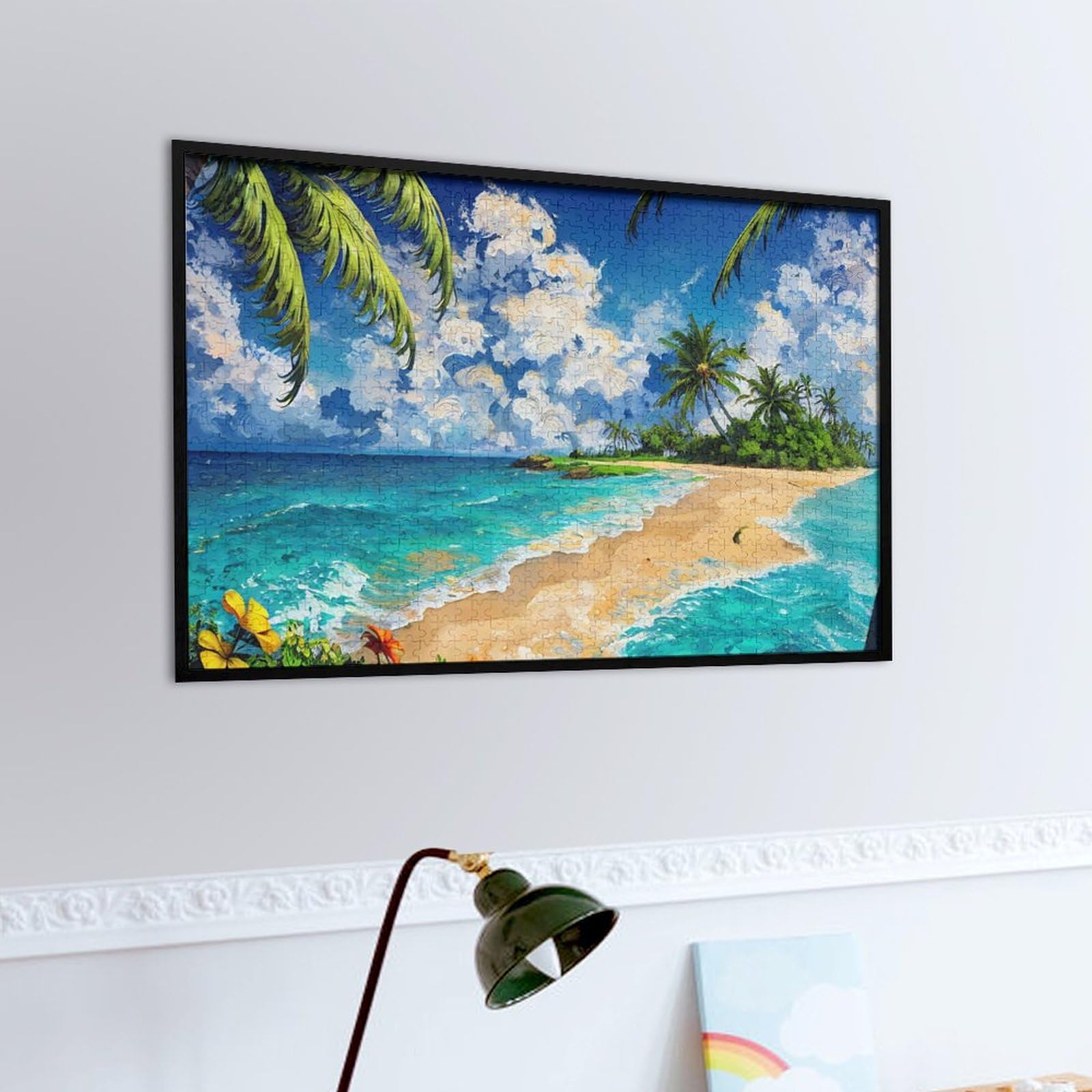 Amazon.com: Zinevie Jigsaw Puzzle 1000 Piece Beach Tree