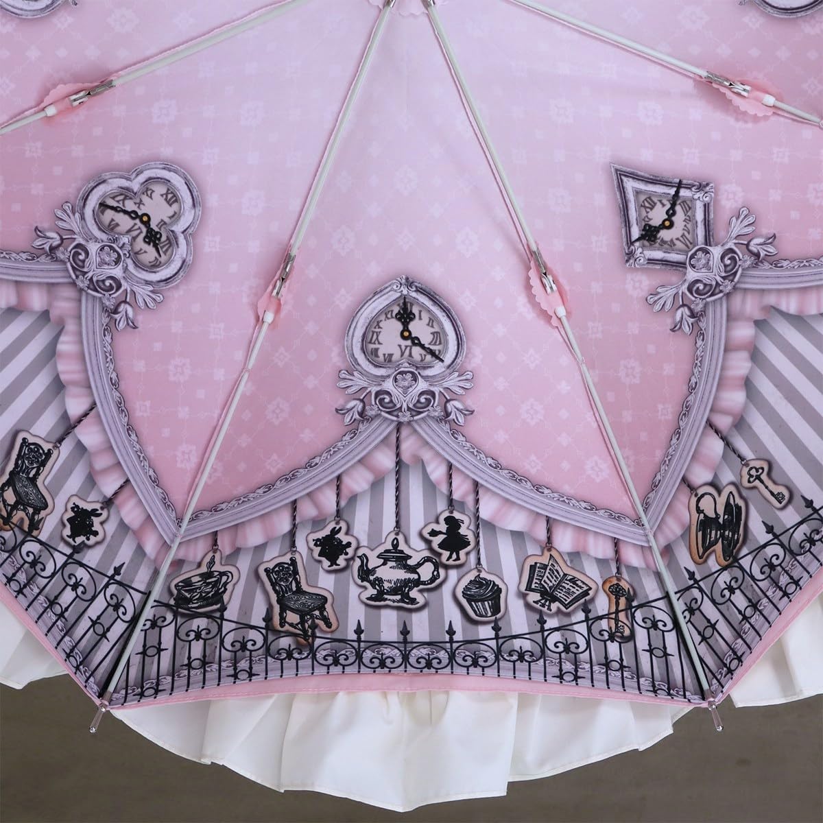 パゴダ 晴雨兼用 UVカット 雨傘 日傘 47cm ショートサイズ