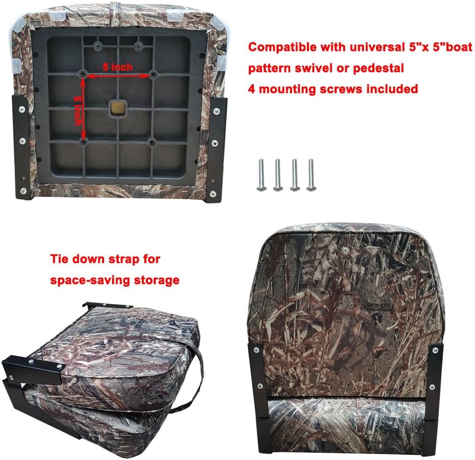 Brocraft Standard Low Back Folding Boat Seat