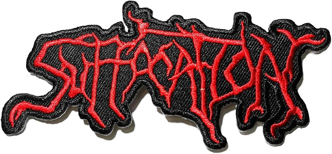 Green Label American Death Metal Technical Death Metal Centereach New York Band Music Patch Logo Iron on Embroidery Ideal for adorning Your Clothes Jeans Hats Bags Jackets Shirts or Gift Set