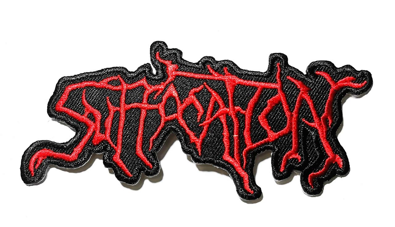 Green Label American Death Metal Technical Death Metal Centereach New York Band Music Patch Logo Iron on Embroidery Ideal for adorning Your Clothes Jeans Hats Bags Jackets Shirts or Gift Set