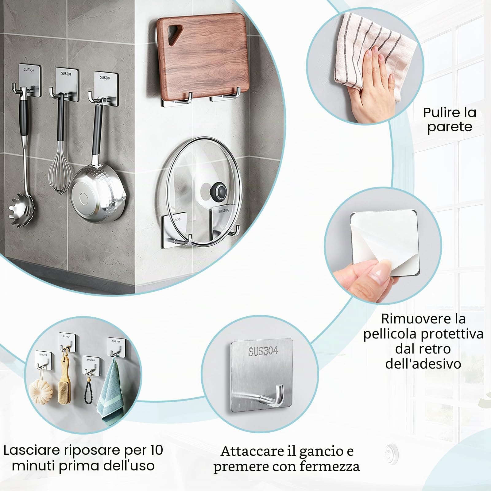 FALSKT Porta Carta Igienica con Porta Cellulare con 2PCS Ganci Adesivi Inox Installazione con Viti Porta Rotolo Carta Igienica da Parete Portarotolo Carta Igienica Argento per Carta WC Cromato