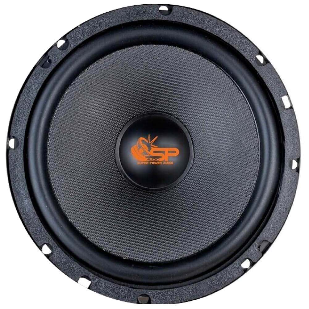 Kit SP Audio SP-6.5C 1 Kit Altoparlanti 2 Vie 6.5" 165 mm, 180 Watt RMS e 360 Watt Max, 4 ohm, 2 woofer, 2 tweeter, 2 crossover