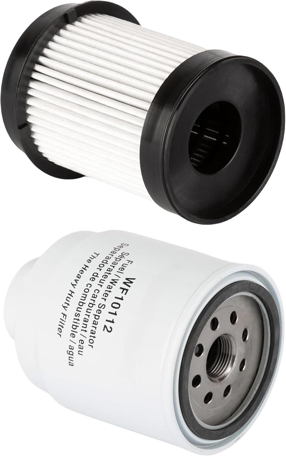 WF10112 WF10255NP Fuel Water Separator Filter Fit for 2013-2018 Dodge Ram 2500 3500 4500 5500 6.7L Diesel Engine Replace FS53000 68157291AA 5260529 MO-608 FS20089 68197867AA PS11937 BF46031