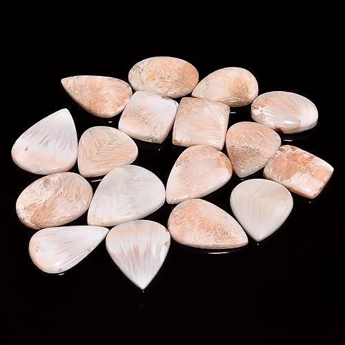 Miniatura 7 de Natural Blue Opal Gemstone- Healing Crystals for DIY Jewelry Making -Loose Natural Cabochon -Perfect for Crafting Unique Jewelry Designs (5 pcs,
