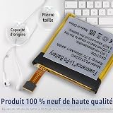 Fuworance 390mAh 3.7V PL512524G Batterie de remplacement Compatible avec Amazfit T-rex Verge Lite, A1807, A1801, A1808, A1811, A1818, A1918, GTR47, V010 Regarder Batterie Li-Polymère kit de réparation - 4