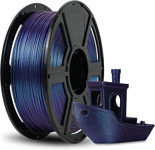 FLASHFORGE Filamento de cambio de color camaleón para impresora 3D, filamento de cambio de color con luz y ángulos, carrete de 2.2 libras, precisión