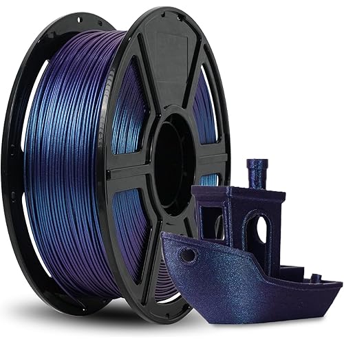 FLASHFORGE 3D Printer Filament Chameleon PLA Color Shift Filament 1.75mm, Changes Color with Light and Angles, 1KG Spool (2.2lbs), Dimensional Accuracy +/- 0.02mm for FDM 3D Printers (Nebula Purple)