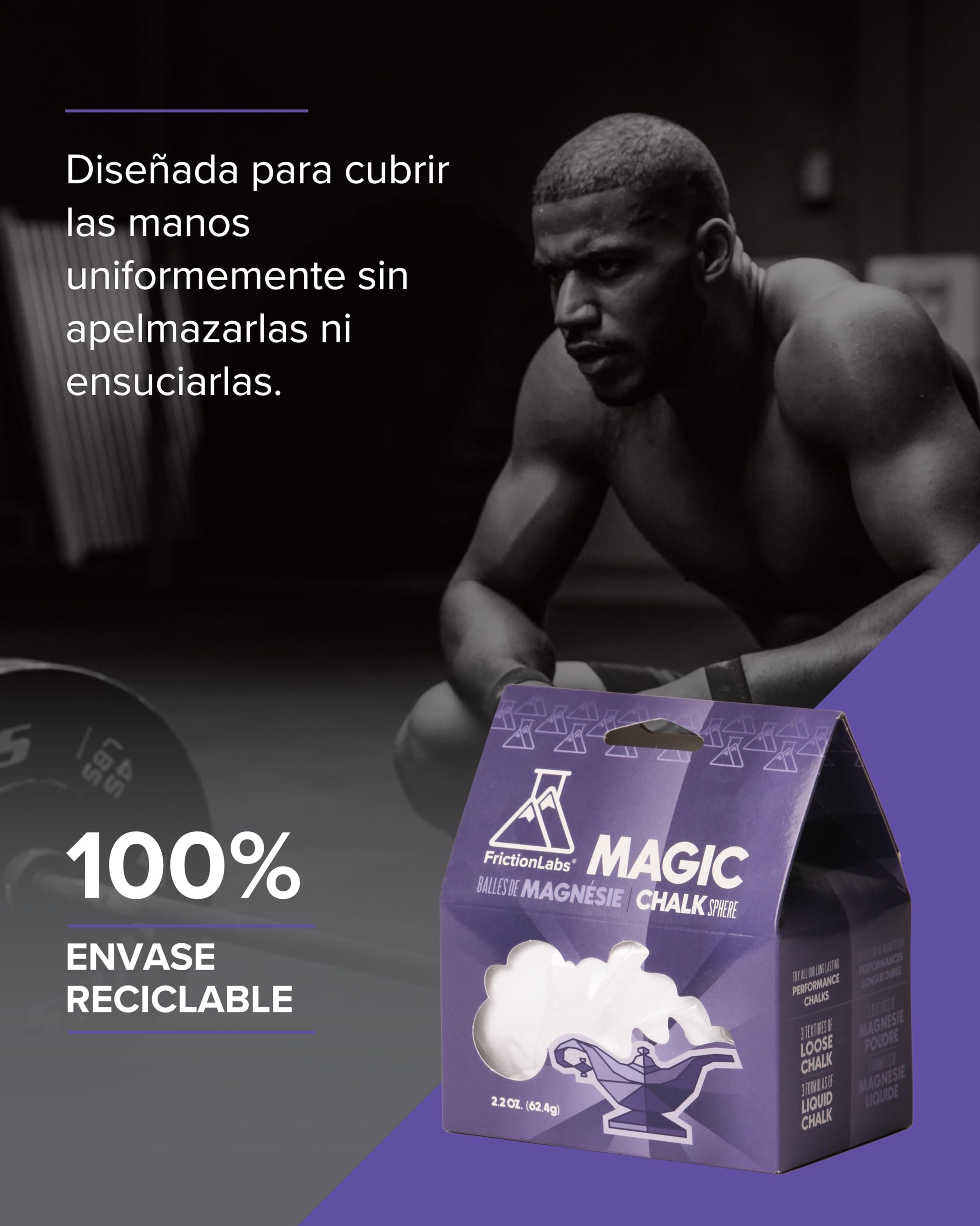 Friction Labs Tiza Deportiva Premium para Escalada, Agarre Duradero, Piel más Sana, Mejor Rendimiento