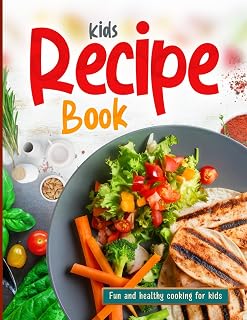 KIDS Recipe Book by Nathan Darrow: Simple Cookbook for Ages 5-12 with Full-Color Pages & Bonus Coloring