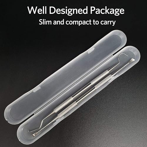 Miniatura 5 de Herramientas dentales profesionales, herramientas de limpieza de dientes de acero inoxidable para dentista, uso personal, mascotas, kit de higiene