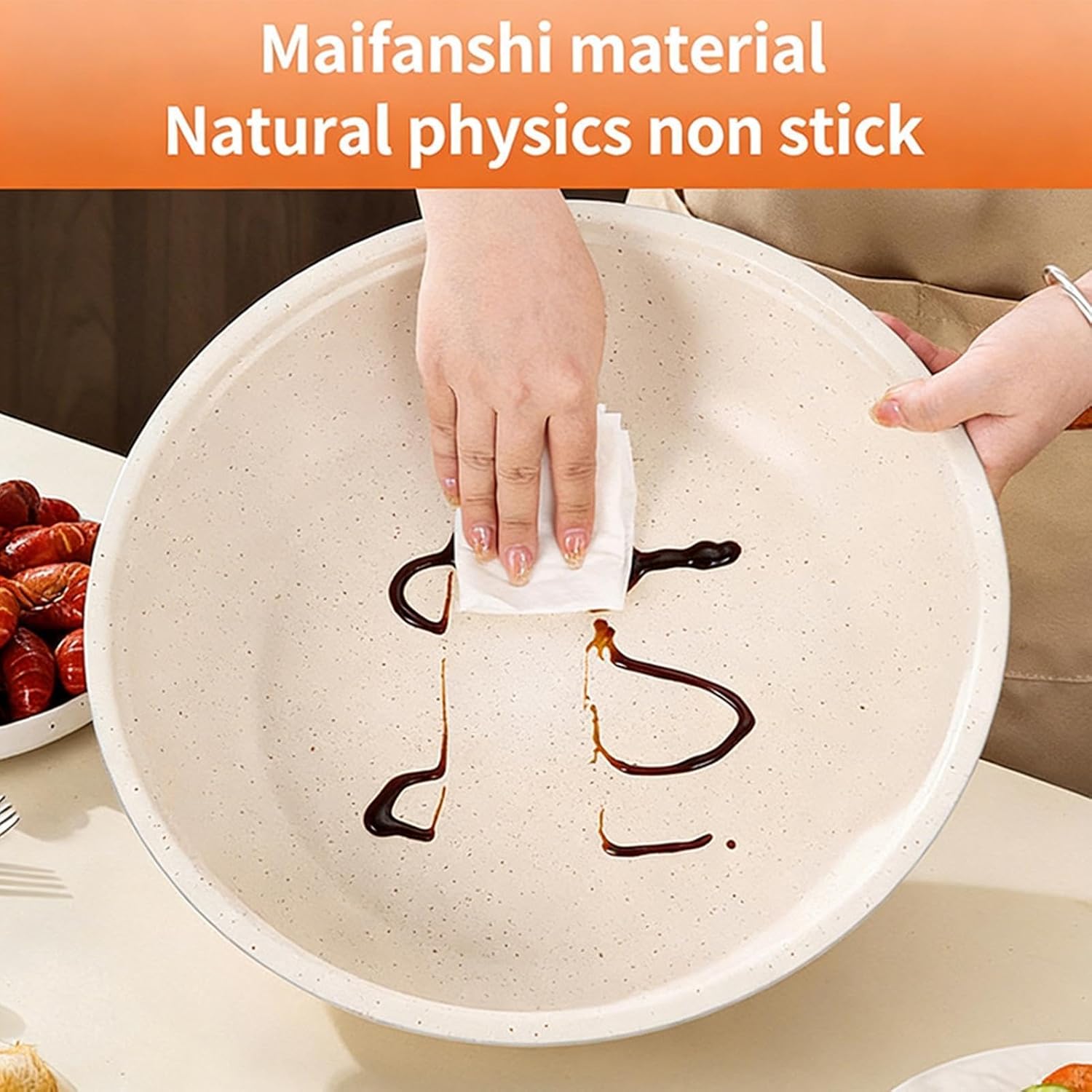 Chafing Dish Buffet Set - Nonstick Stove with Clear Lid - Chafing Dish Set - for Party Wedding Reception Holiday Thanksgiving Christmas New Year Easter Graduation