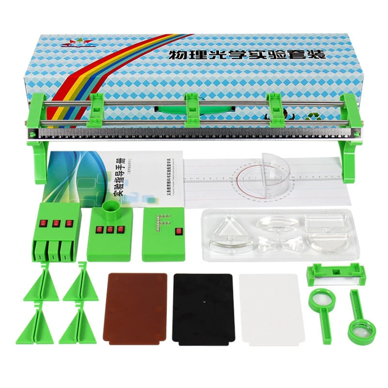 Equipo De Laboratorio De Ciencias, Banco Óptico, Lente, Imagen De Orificio Pequeño, Conjunto Óptico Físico, Material Didáctico, Equipo para Experimentos Científicos Óptico