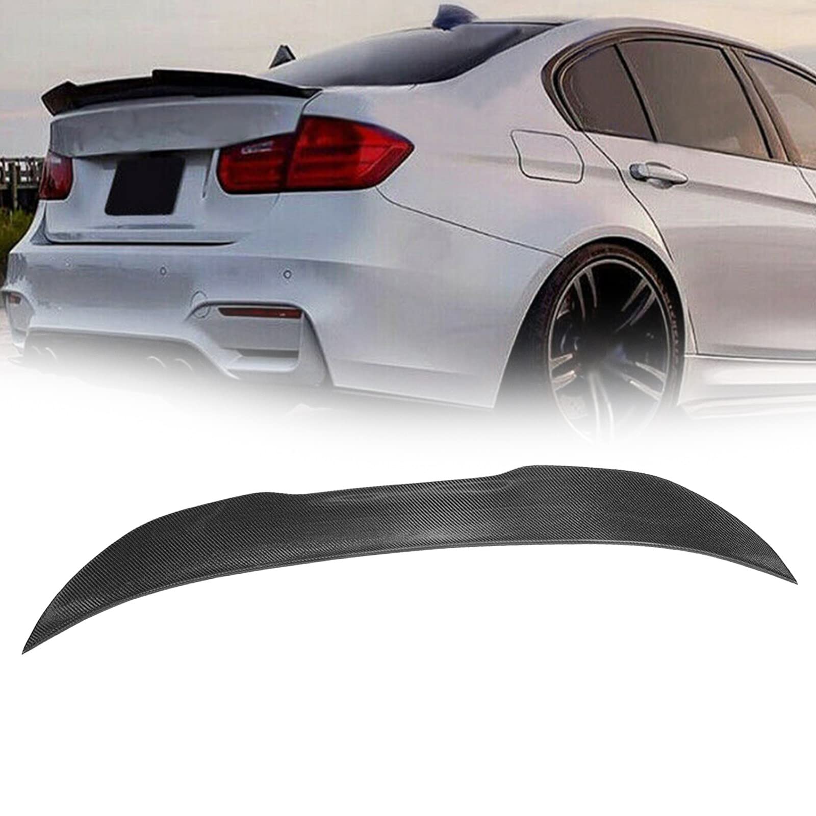 Aileron coffre arrière style PSM, déflecteur aérodynamique pour F30 et F80 M3