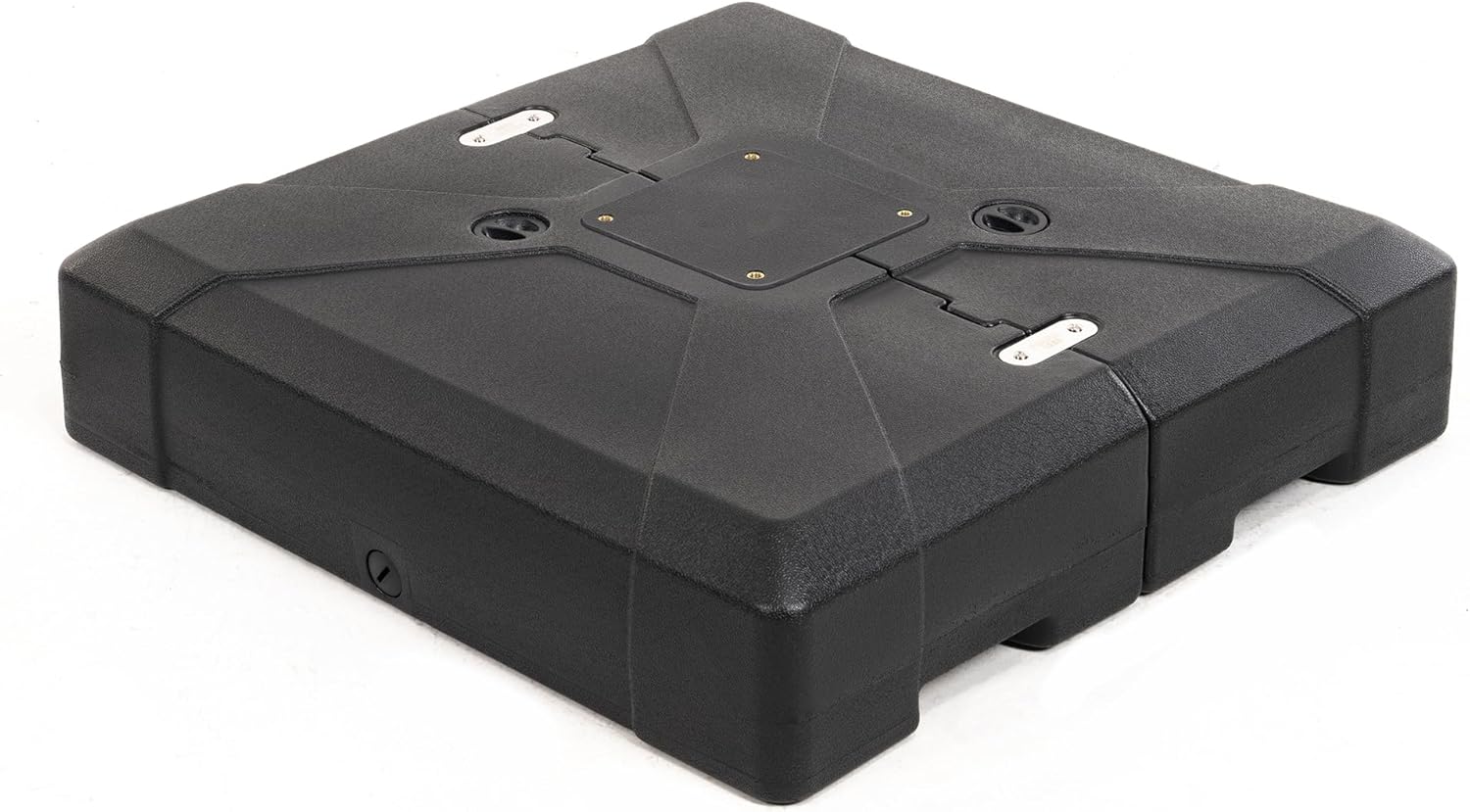 PURPLE LEAF DY1100 Offset Patio Umbrella Base Sand/Water Filled Square, 32.2'' X 32.2''